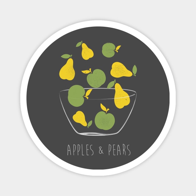 Apples and pears Magnet by Dennson Creative